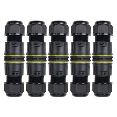 IP68 Outdoor Waterproof Junction Box Wire Splice Cable Connectors 5 Pack
