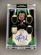 Giannis Antetokounmpo Tyson Beck Quad Materials 4 Colour Patch Auto /10 Gameworn