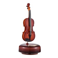 C-Violin Music Box Classical Wind Up Musicbox Twirling Music Box Rotating AQRL