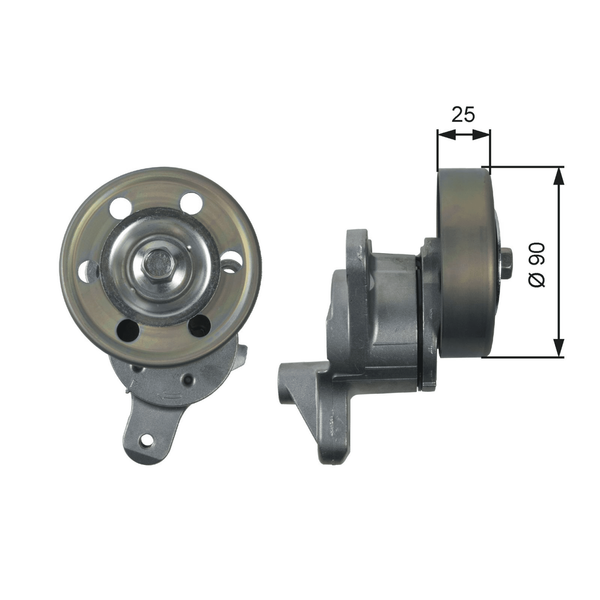 Riemenspanner Keilrippenriemen FüR Toyota Avensis Stufenheck Kombi Verso-image