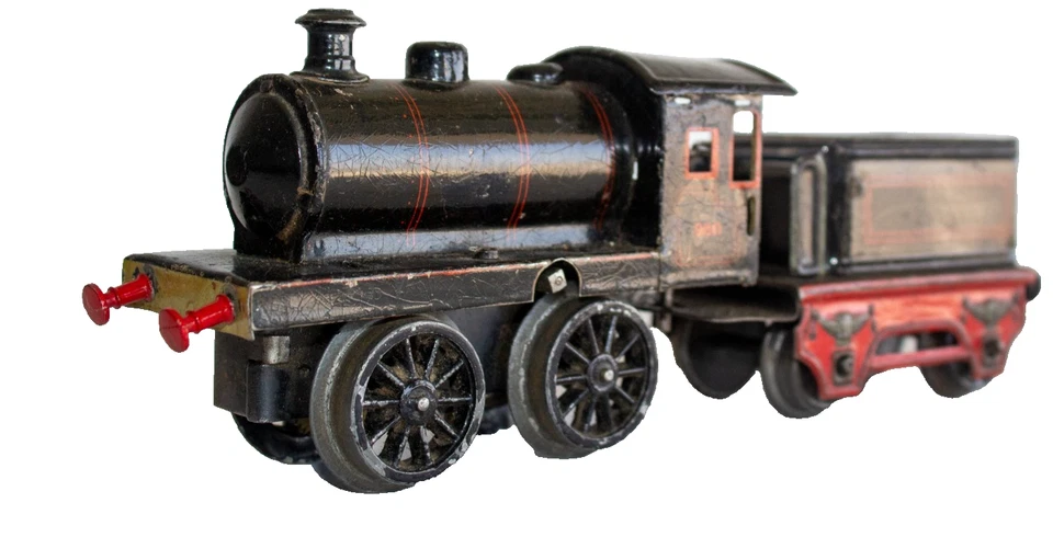 1910's Early Märklin #980 small 0-gauge Clockwork Locomotive - Rare Size - Image 4 of 4