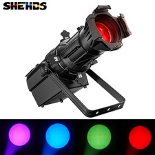 SHEHDS Upgrade 350W RGBWA UV 6in1 Spotlight Prime LED Lens LEKO Profile Wedding