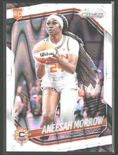2025 Panini Prizm WNBA #79 Aneesah Morrow White Seismic Prizms Connecticut Sun