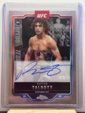 2025 Topps Chrome UFC Payton Talbott #CRA-PT Chrome Rookie Auto