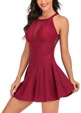 Swimming Costume for Women Swimsuit V Neck One Piece Swimming Costume Swimsuits