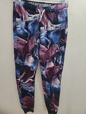 Abercrombie Kids Unisex Sweatpants Size 15/16 Galaxy Swirl Multicolor