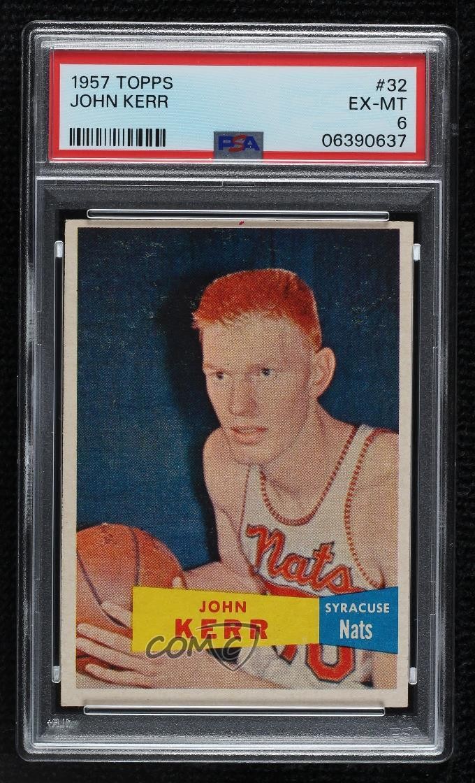 1957-58 Topps Red Kerr John Kerr #32 PSA 6 0q4x