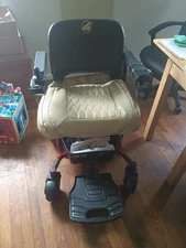 Golden LiteRider Envy Lightweight Mobility Electric Power Chair Wheelchair Red