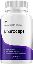 (1 Pack) Neurocept Supplement Capsules – Neurocept Natural Blend Memory Focus