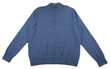 Faherty Jackson 1/4 Zip Sweater Pullover Blue Men’s XL