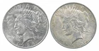 1924 & 1922 & Peace Silver Dollar $1 Bullion Collection Lot *885