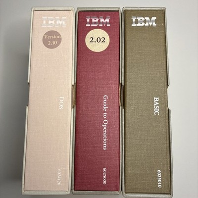 3 IBM Computer Hardware Reference Library Manuals BASIC DOS GUIDE TO OPERATIONS
