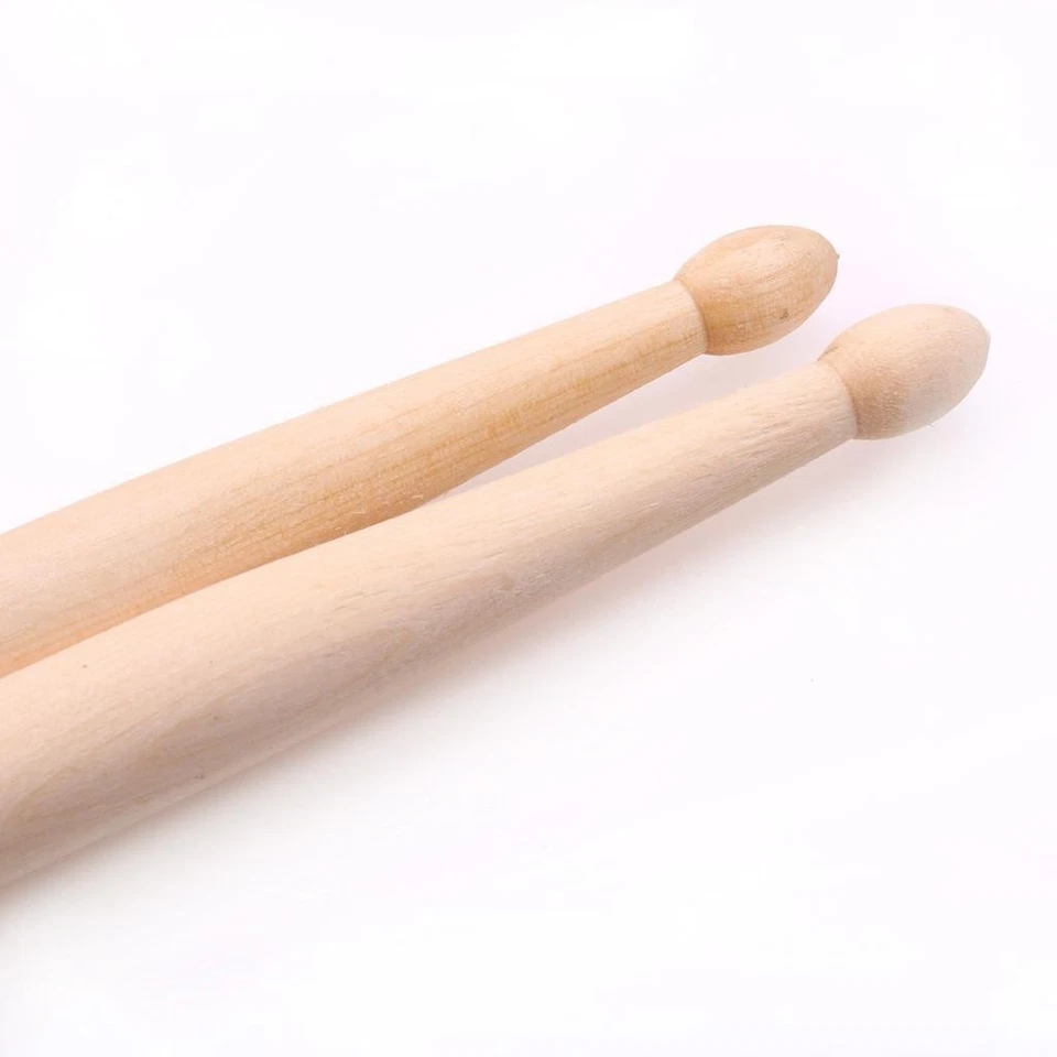 Pack of 2 Maple 5A Drum Sticks Rods for Kids Baby Young Beginners - Image 3 of 4