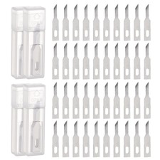 40pcs Exacto Knife Blades #A16 Hobby Knife Replacement Blades Refills