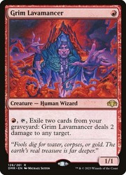 Grim Lavamancer #126 (Foil) Dominaria Remastered