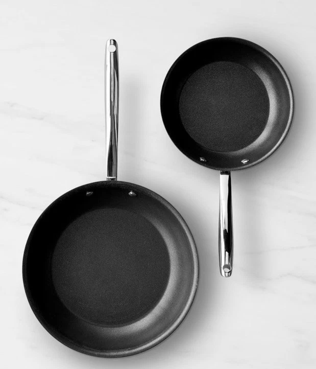 Williams Sonoma Signature Thermo-Clad Nonstick 2-Piece Fry Pan Set 8.5" & 10.5"