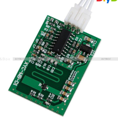 DC Microwave Radar Detector Module Sensor 3-8 M Control Home Light Switch Motion