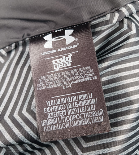 Giacca UNDER ARMOUR STORM2 Gemma Coldgear INFRARED YLG giovane grande nera Mag zip - Foto 12 di 13