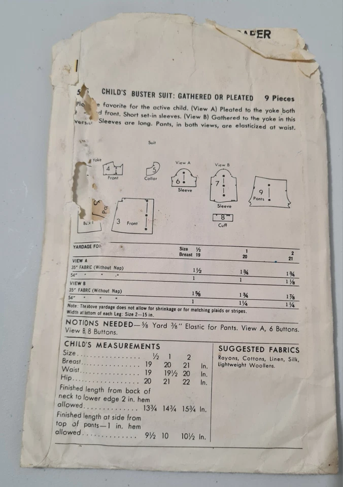 Vintage Toddler Child Sewing Patterns X3-Butterick 525, Weigels 1841, Jiffy 8303 - image 3 of 4