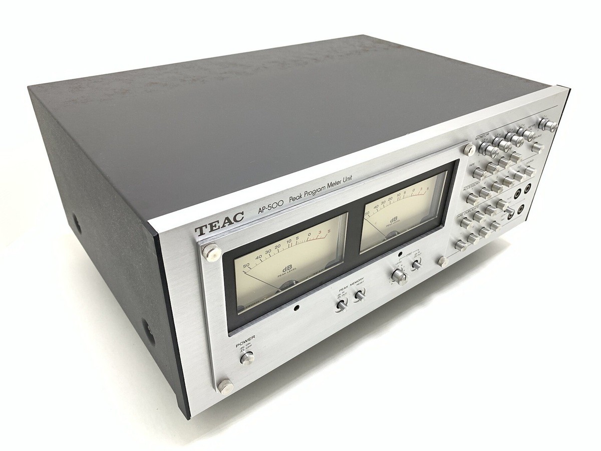 TEAC AP-500 Very RARE Peak Program Meter Unit Vintage 1977 Manual
