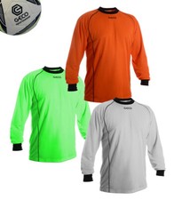 Geco Torwart Trikot Zonda mit Ellenbogenpolster Fu&szlig;ball Goalkeeper Shirt SALE