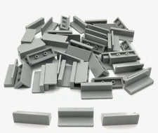Lego 50 New Light Bluish Gray Panels 1 x 3 x 1 Pieces