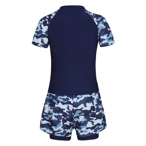 Kids Boy's T-shirt And Boyshorts Hawaiian Tops With Shorts Set Holiday Diving - Picture 5 of 19