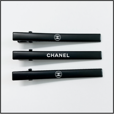 Chanel Beauty Hair Clip & Black Hairpin SET / Chanel Accessories