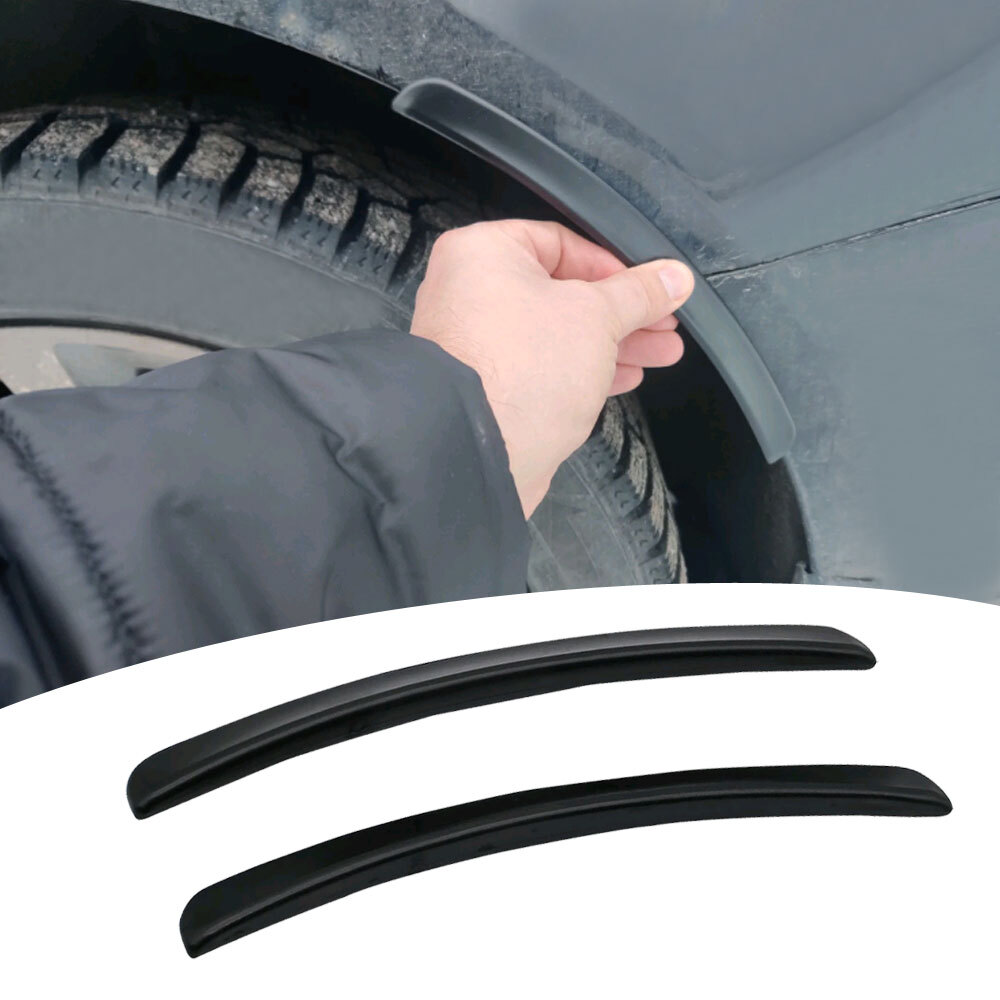 2PCS Car Fender Flare Arch Sticker Fender Vents Protective Strip Accessories