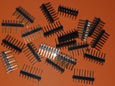 20x 16 Pin Steckerleiste, Stiftleiste (2x8) RM 2,54mm, ARDUINO / RASPBERRY PI