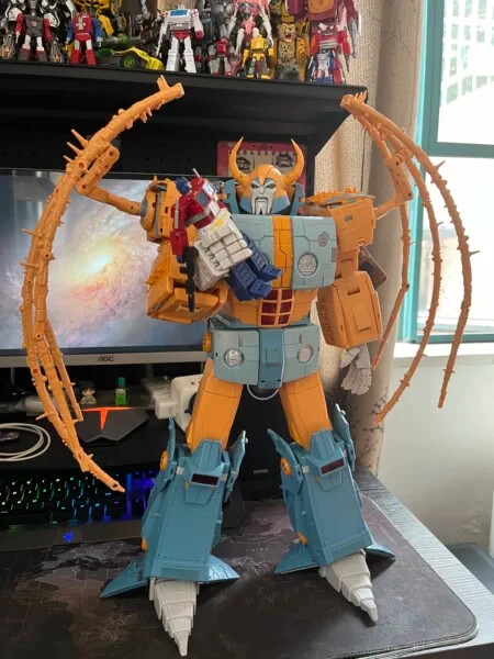 01-STUDIO CELL Transforms G1 Unicron Anime Color Action Figure