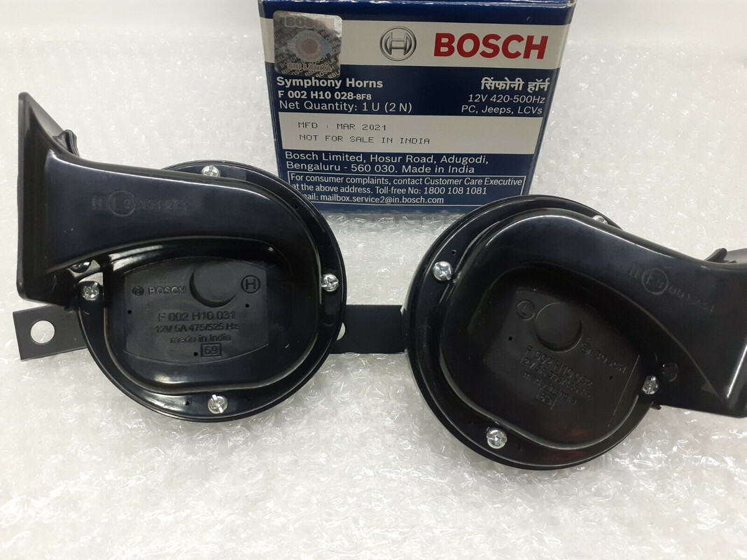 BOSCH Symphony Horn Set F 002 H10 028 Genuine - 12V, 420-500Hz | eBay