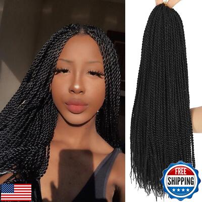 Crochet Braids Senegalese Twist Crochet Hair Packs Pre Looped