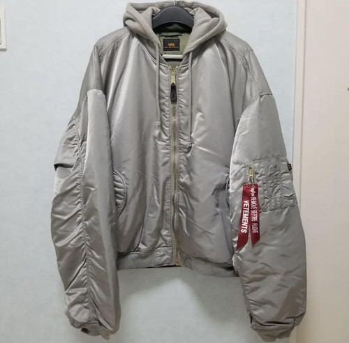 Used Vetements Alpha Hooded Bomber 