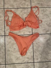 NWT Zaful Peach Ruffle Bikini Women  s Size 4
