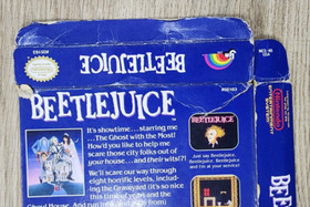 AUTHENTIC USED BOX ONLY - NO GAME - BEETLEJUICE - NES