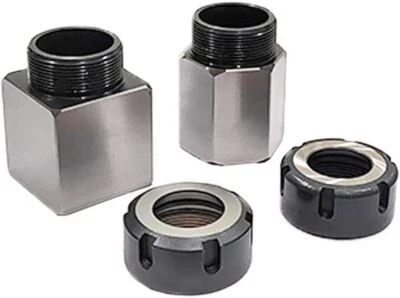 AD INTERNATIONAL ID ground blue matched ER-32 collet chuck block adapter for CNC