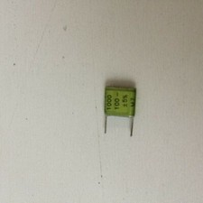 LOTTO 410 PZ CONDENSATORI POLIESTERE 1 KPF 100 V -5% 8x9x3 mm CAPACITOR STOCK