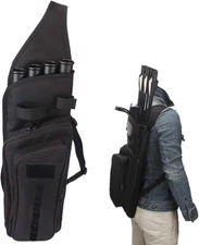 XTACER Multi-Function 4-Tubes Back Field Quiver Training Archery Arrow Quiver fo