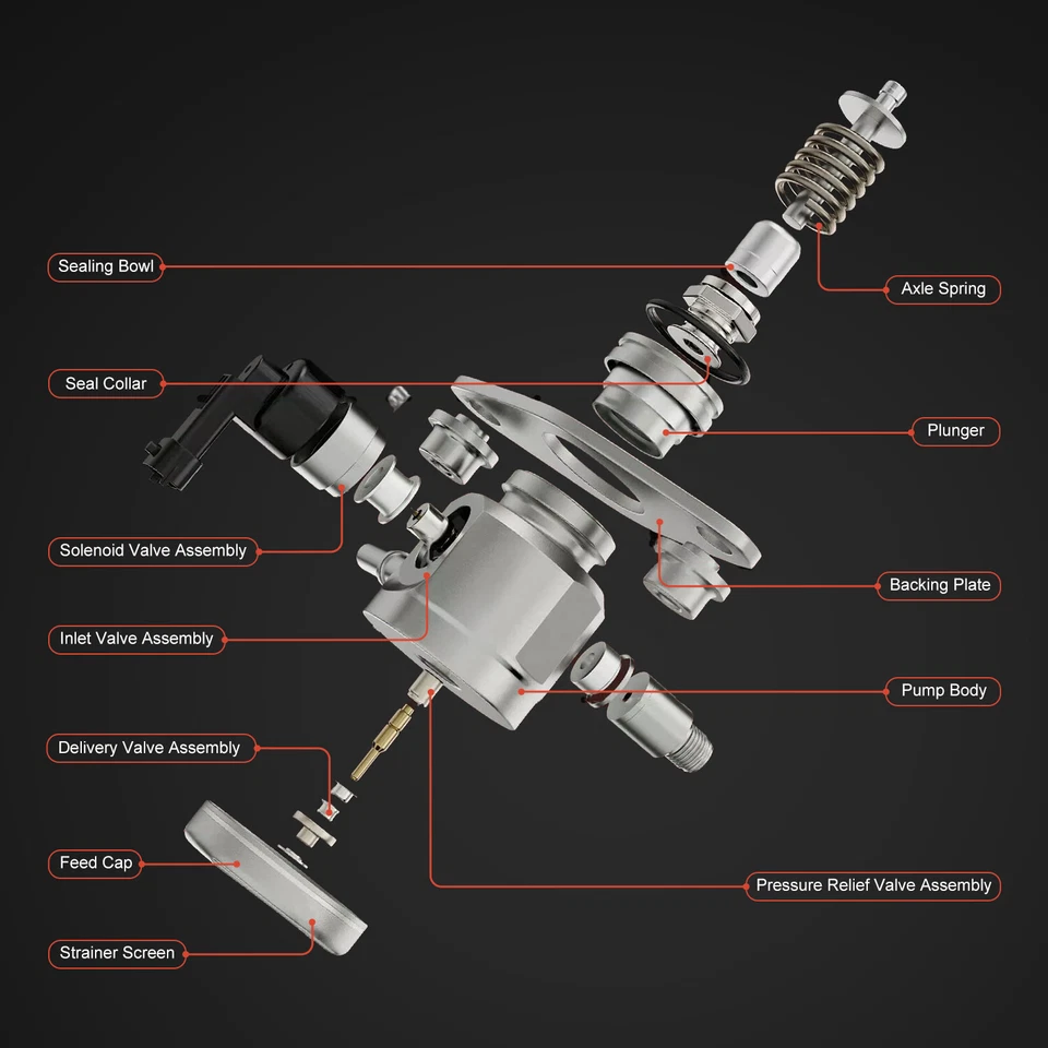 Bomba de combustible de alta presión para Nissan Juke 2012-2016 1,6 L 1618CC L4 GAS DOHC Turbo Foto 4 de 4