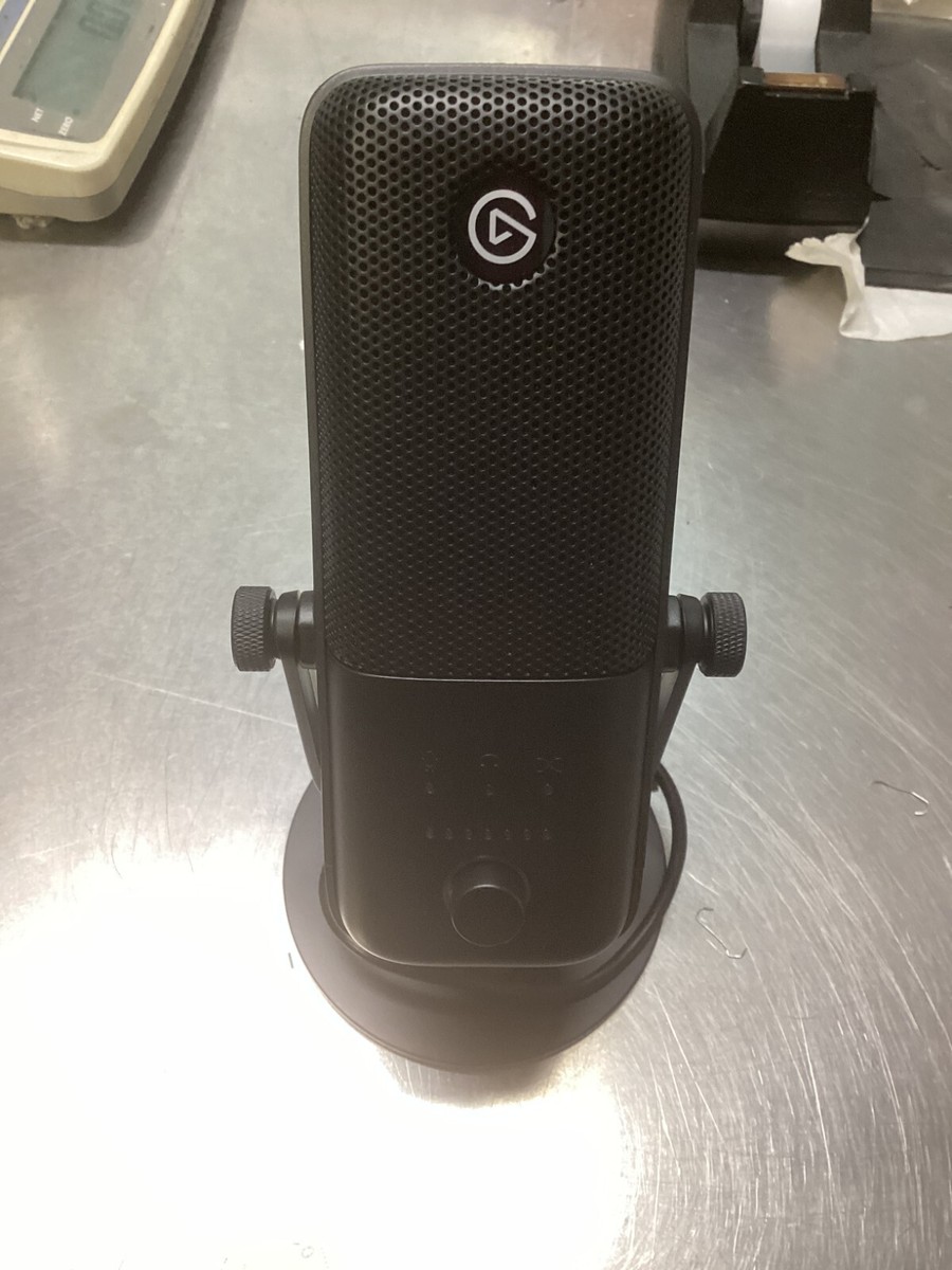 Elgato Wave 3 Wired Cardioid Condenser USB Microphone, Black