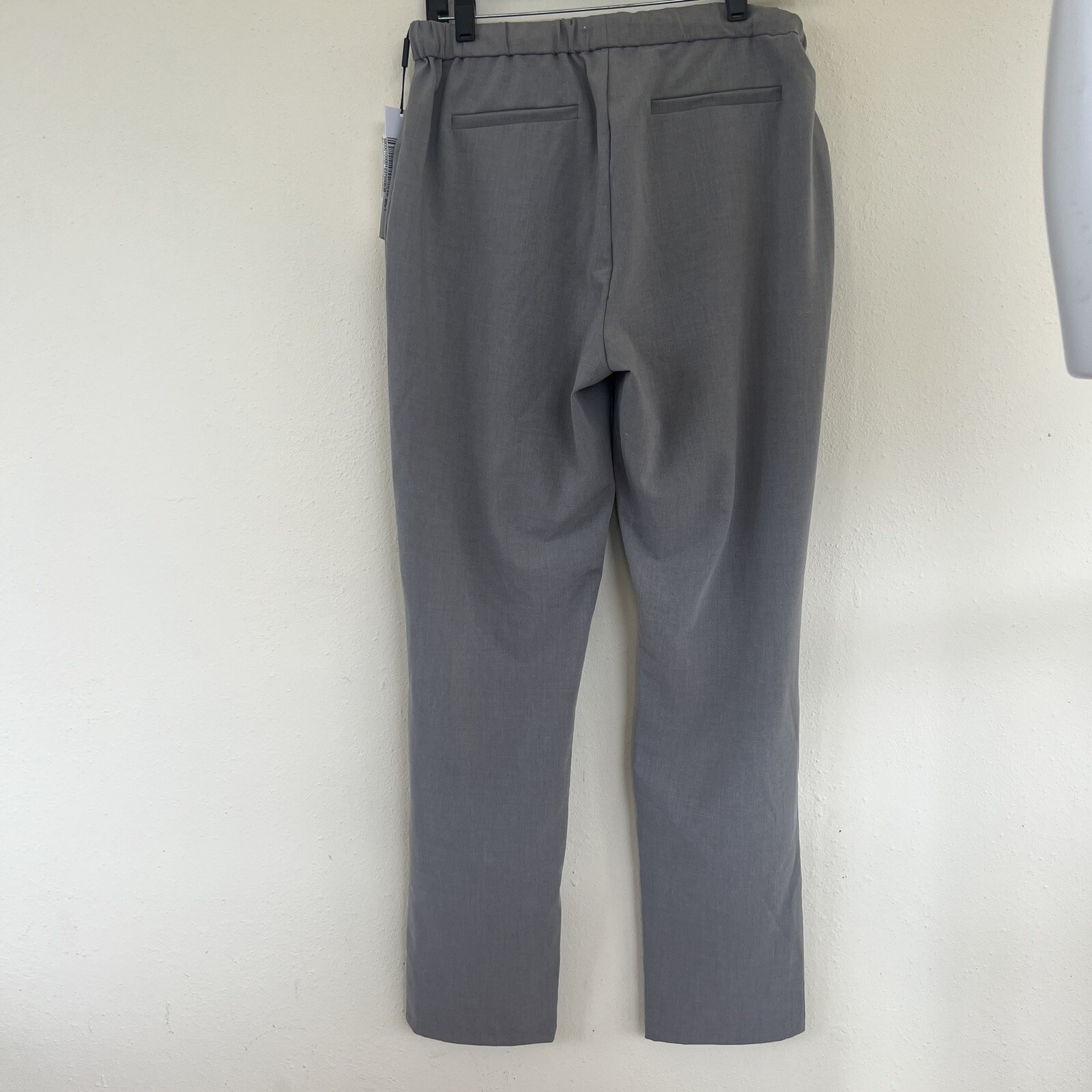 Calvin Klein Drawstring Grey Pants SMALL Stretch Adjustable Heathered Womens thumbnail 6