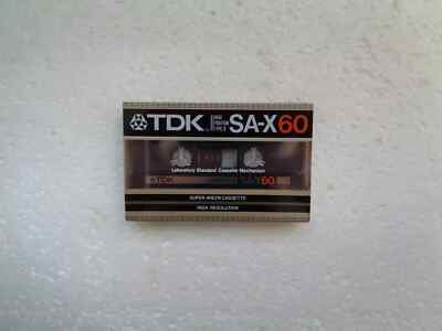 Vintage Audio Cassette TDK SA-X 60 * Rare From Japan 1985 *