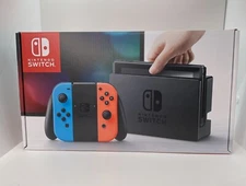 V1 Unpatched Nintendo Switch Red Blue Console Original Box Launch Model Day One