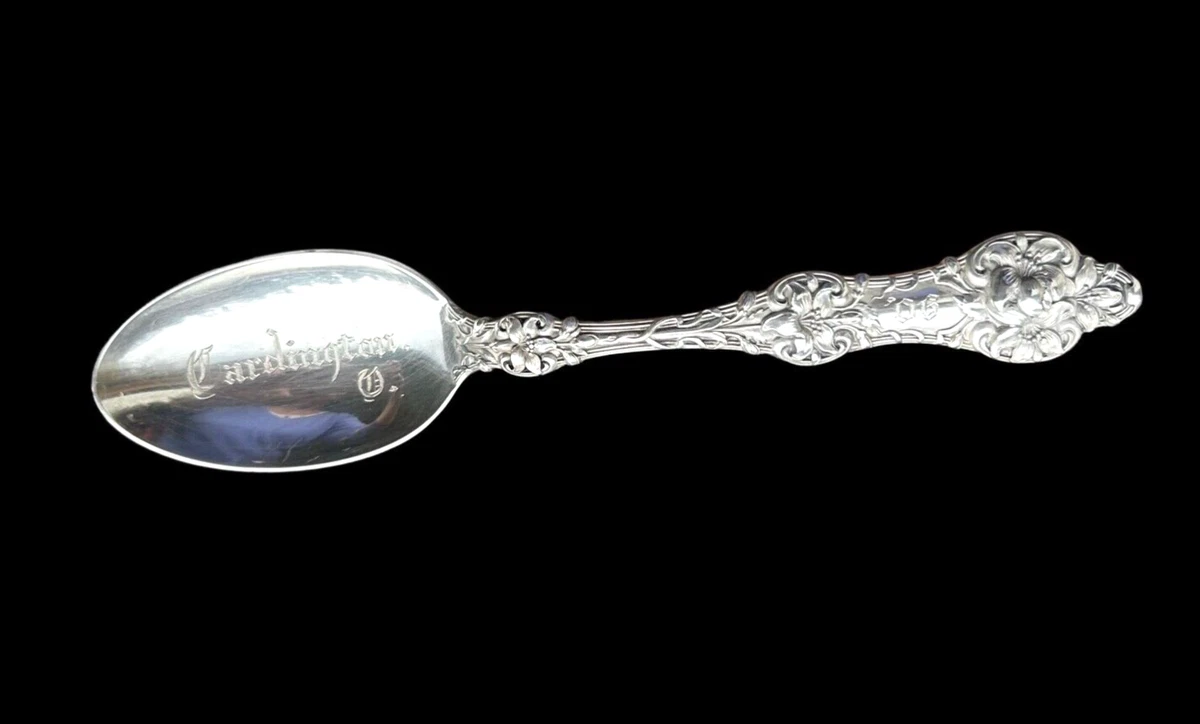 Old Orange Blossom 1900-1940 Antique US Sterling Silver Spoons for