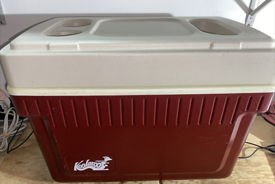 Thermos Koolaroo Ice Chest Cooler Storage Top Model 7934 Pocket Lid 34 Quart VTG