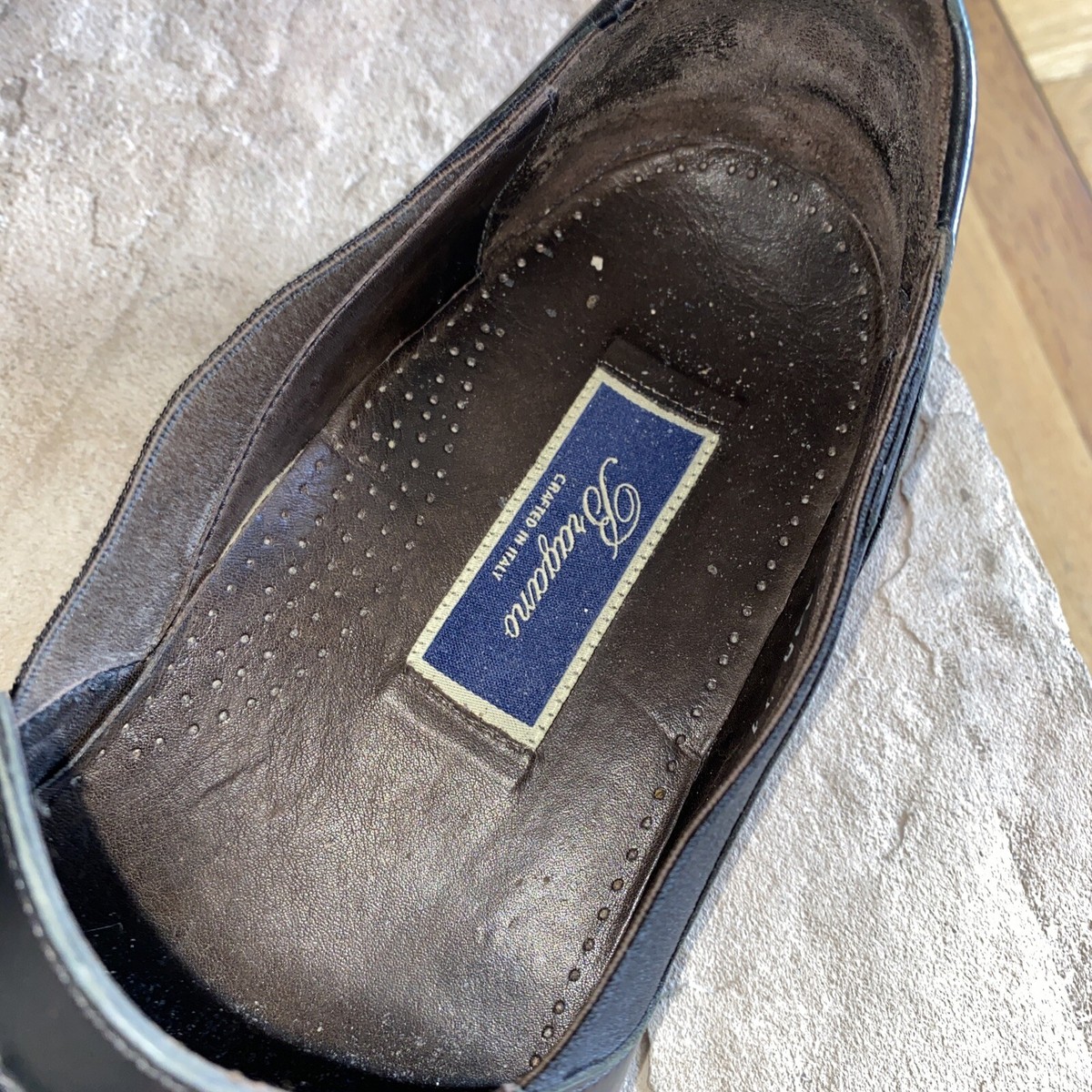 ? Bragano Mens Woven Black Leather Size 11 Shoes Italy Hans Cole Loafers ? Bragano Mens Woven Black Leather Size 11 Shoes Italy Hans  main image 2