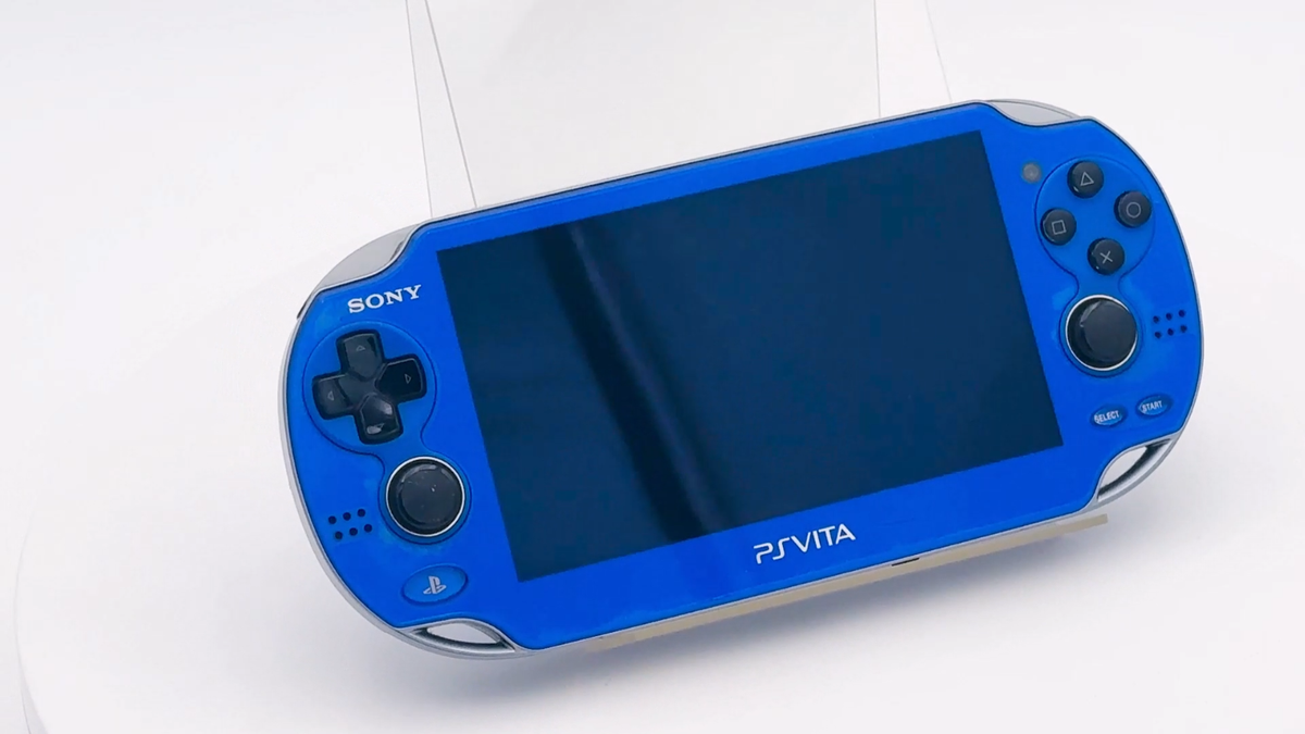 おもちゃ ps vita PS Vita Sapphire Blue PCH 1000 ZA04 Console only PSV Fat