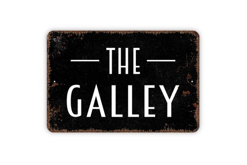 The Galley Sign - Metal Indoor or Outdoor Sign - Picture 4 of 5
