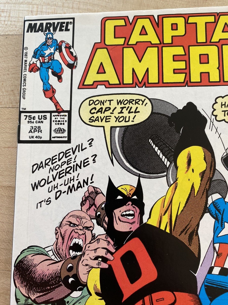 CAPTAIN AMERICA #328 - 1ST DEMOLITION MAN! MARVEL COMICS, D-MAN